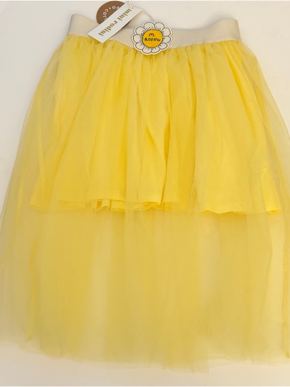 Mini Rodini Yellow Tulle Skirt